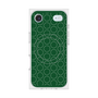 プレミアムスクエアケース with MagSafe［ Dot Circle - Green ］