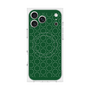 プレミアムスクエアケース with MagSafe［ Dot Circle - Green ］