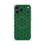 プレミアムスクエアケース with MagSafe［ Dot Circle - Green ］