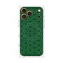 プレミアムスクエアケース with MagSafe［ Dot Circle - Green ］