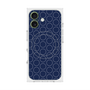 プレミアムスクエアケース with MagSafe［ Dot Circle - Navy ］