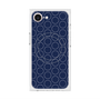 プレミアムスクエアケース with MagSafe［ Dot Circle - Navy ］