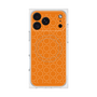プレミアムスクエアケース with MagSafe［ Dot Circle - Orange ］