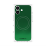 プレミアムスクエアケース with MagSafe［ Dot Gradation - Green ］