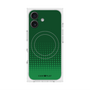 プレミアムスクエアケース with MagSafe［ Dot Gradation - Green ］
