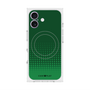 プレミアムスクエアケース with MagSafe［ Dot Gradation - Green ］