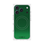 プレミアムスクエアケース with MagSafe［ Dot Gradation - Green ］