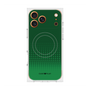 プレミアムスクエアケース with MagSafe［ Dot Gradation - Green ］