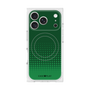 プレミアムスクエアケース with MagSafe［ Dot Gradation - Green ］