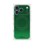 プレミアムスクエアケース with MagSafe［ Dot Gradation - Green ］