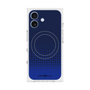 プレミアムスクエアケース with MagSafe［ Dot Gradation - Blue ］