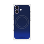 プレミアムスクエアケース with MagSafe［ Dot Gradation - Blue ］
