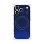 プレミアムスクエアケース with MagSafe［ Dot Gradation - Blue ］