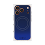 プレミアムスクエアケース with MagSafe［ Dot Gradation - Blue ］