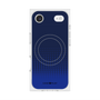 プレミアムスクエアケース with MagSafe［ Dot Gradation - Blue ］