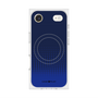 プレミアムスクエアケース with MagSafe［ Dot Gradation - Blue ］