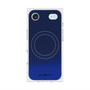 プレミアムスクエアケース with MagSafe［ Dot Gradation - Blue ］