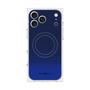 プレミアムスクエアケース with MagSafe［ Dot Gradation - Blue ］