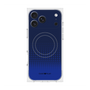プレミアムスクエアケース with MagSafe［ Dot Gradation - Blue ］