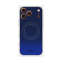 プレミアムスクエアケース with MagSafe［ Dot Gradation - Blue ］