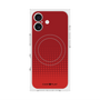 プレミアムスクエアケース with MagSafe［ Dot Gradation - Red ］