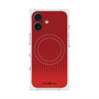 プレミアムスクエアケース with MagSafe［ Dot Gradation - Red ］