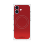 プレミアムスクエアケース with MagSafe［ Dot Gradation - Red ］
