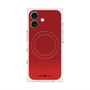 プレミアムスクエアケース with MagSafe［ Dot Gradation - Red ］