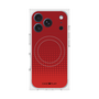 プレミアムスクエアケース with MagSafe［ Dot Gradation - Red ］