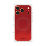 プレミアムスクエアケース with MagSafe［ Dot Gradation - Red ］