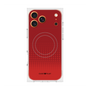 プレミアムスクエアケース with MagSafe［ Dot Gradation - Red ］
