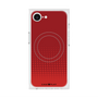 プレミアムスクエアケース with MagSafe［ Dot Gradation - Red ］