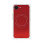 プレミアムスクエアケース with MagSafe［ Dot Gradation - Red ］