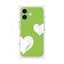 プレミアムスクエアケース with MagSafe［ Two Hearts - Green ］