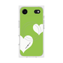 プレミアムスクエアケース with MagSafe［ Two Hearts - Green ］