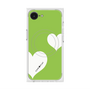 プレミアムスクエアケース with MagSafe［ Two Hearts - Green ］