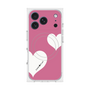 プレミアムスクエアケース with MagSafe［ Two Hearts - Pink ］