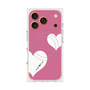 プレミアムスクエアケース with MagSafe［ Two Hearts - Pink ］