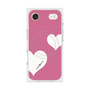 プレミアムスクエアケース with MagSafe［ Two Hearts - Pink ］