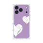 プレミアムスクエアケース with MagSafe［ Two Hearts - Purple ］