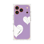 プレミアムスクエアケース with MagSafe［ Two Hearts - Purple ］