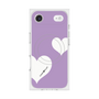 プレミアムスクエアケース with MagSafe［ Two Hearts - Purple ］