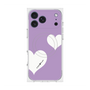プレミアムスクエアケース with MagSafe［ Two Hearts - Purple ］
