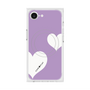 プレミアムスクエアケース with MagSafe［ Two Hearts - Purple ］