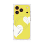 プレミアムスクエアケース with MagSafe［ Two Hearts - Yellow ］