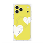 プレミアムスクエアケース with MagSafe［ Two Hearts - Yellow ］