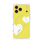 プレミアムスクエアケース with MagSafe［ Two Hearts - Yellow ］