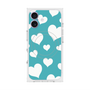 プレミアムスクエアケース with MagSafe［ Dot Hearts - Blue ］