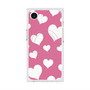 プレミアムスクエアケース with MagSafe［ Dot Hearts - Pink ］