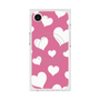 プレミアムスクエアケース with MagSafe［ Dot Hearts - Pink ］
